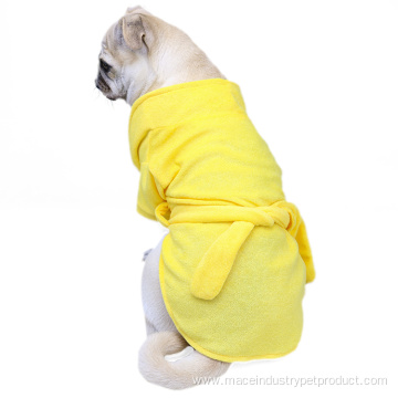 wholesale towel fabric soft Super Absorbent Dog Clothes